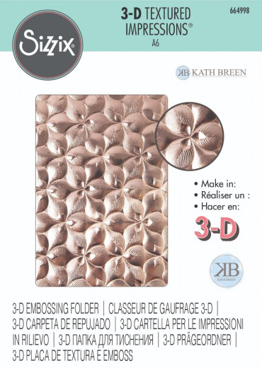 3D Embossing Folder - Organic Petals