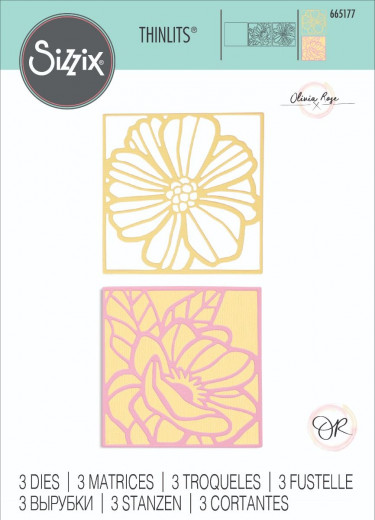Thinlits Die Set - Floral Card Fronts