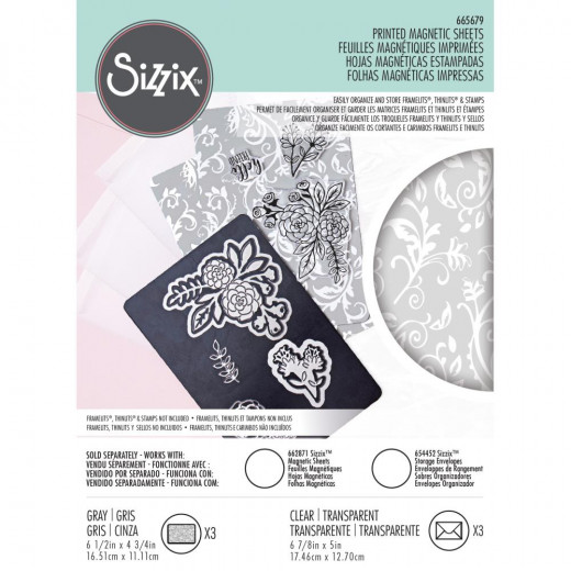 Sizzix Magnetic Sheets printed with Envelopes