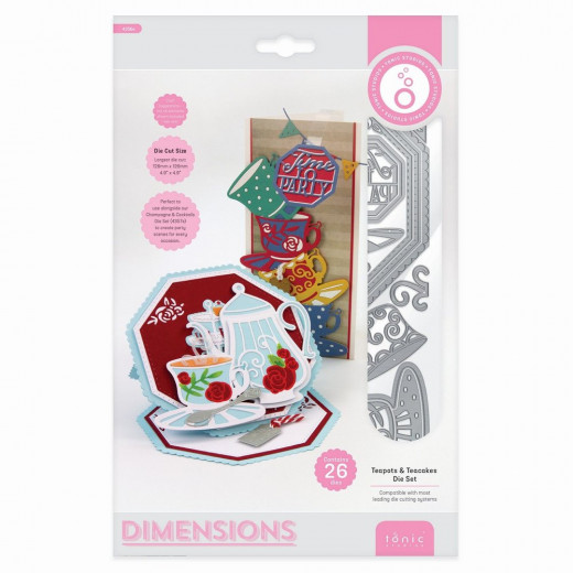 Tonic Studio Dimensions Die - Teapots and Teacakes