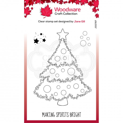 Woodware Clear Stamps - Christmas Tree