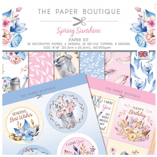 Spring Sunshine 8x8 Paper Kit