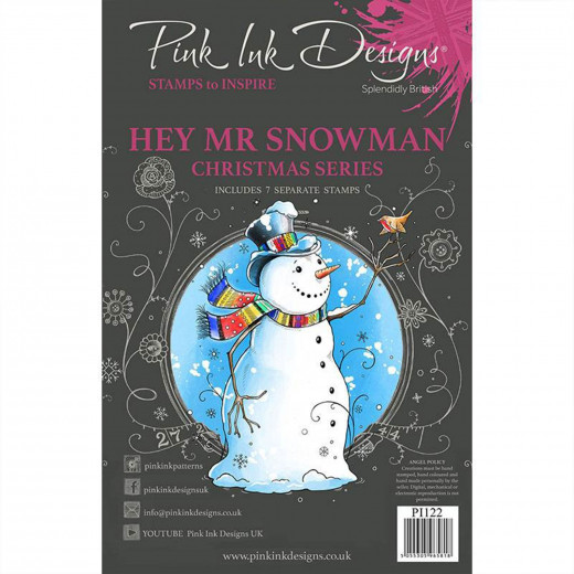 Pink Ink Designs Clear Stamps - Hey Mr. Snowman