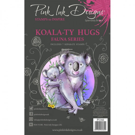 Pink Ink Designs Clear Stamps - Koala-ty Hugs