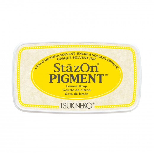 StazOn Pigment Ink Pad - Lemon Drop