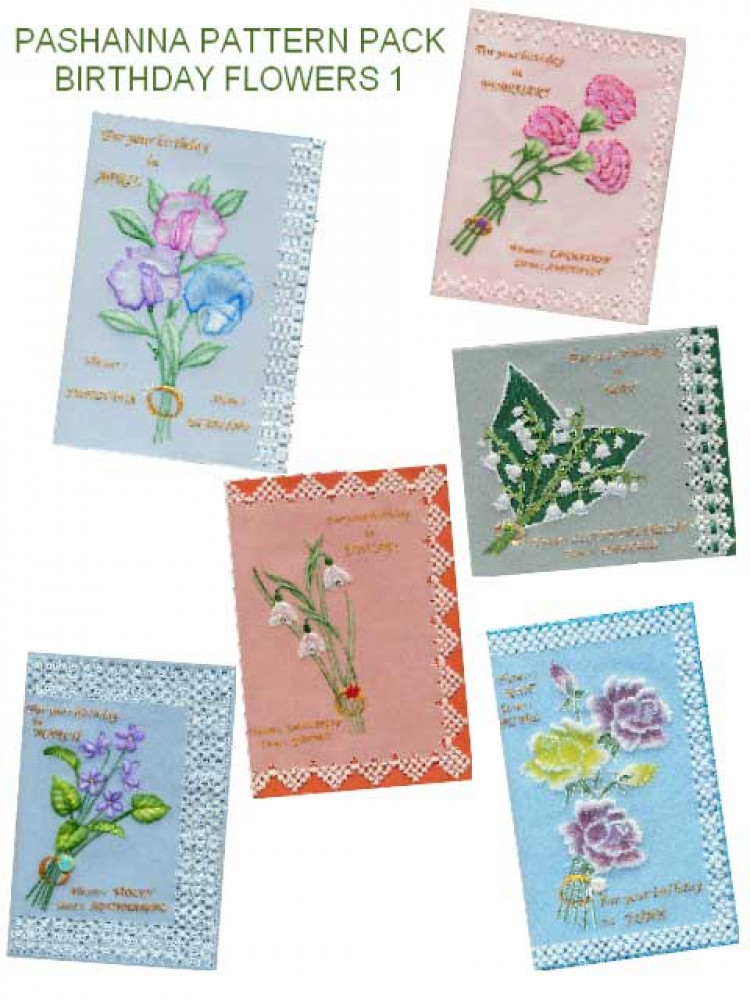 Pattern Pack - Birthday Flowers 1