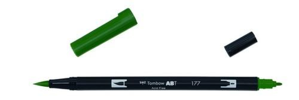 Tombow ABT Dual Brush Pen - dark jade