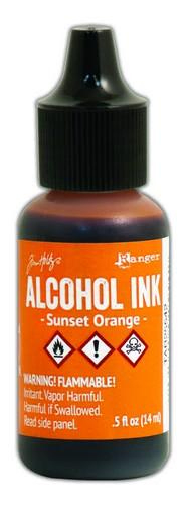 Alcohol Ink - Sunset Orange