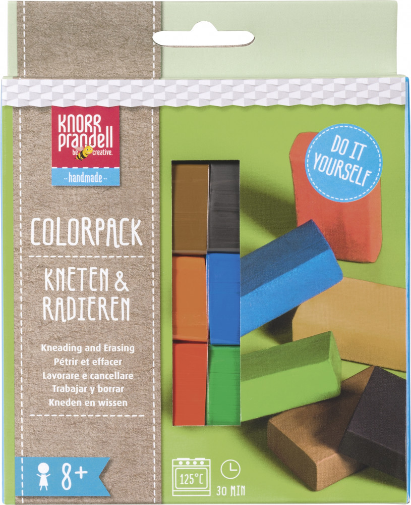 Modelliermassen-Set Colorpack Basic Kneten und Radieren