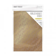 Tonic Foiled Kraft Card - Golden Blossom