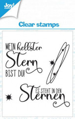 Joy! Crafts Clear Stamps - Sterne und Text 3 (DE)