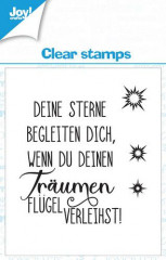 Joy! Crafts Clear Stamps - Sterne mit Text 4 (DE)