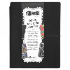 Dylusions Black Dot Grid Journal Large