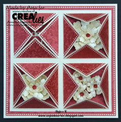 Crea-Nest-Lies XXL Stanze - Nr. 81  - Quadrate mit kleinen Löche