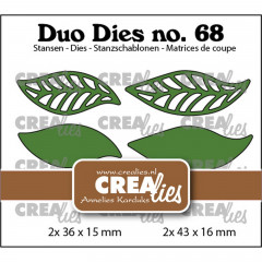 Crealies Duo Dies Nr. 19 - Blätter