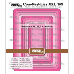 Crea-Nest-Lies XXL Stanze - Nr. 159 - Rechteck glatt