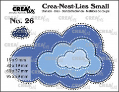 Crea-Nest-Lies Small Stanze - Nr. 26 - Wolken