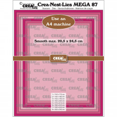 Crea-Nest-Lies MEGA Stanze - Nr. 87 - Rechteck glatt