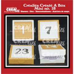CREAlies Create A Box Mini No. 18 - Adventsbox mit Zahlen