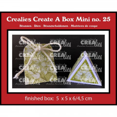 Crealies Create A Box - No. 25 - mini dreieckige Box