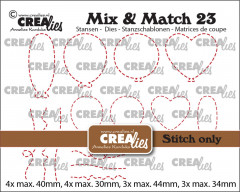 CREAlies Mix and Match - No. 23 Luftballons 8x (nur Stich)