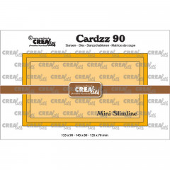 CREAlies Cardzz - Nr. 90 - Mini Slimline J