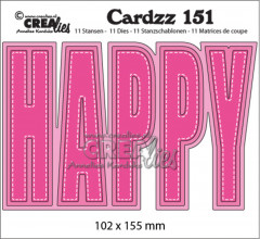 CREAlies Cardzz - Nr. 151 - HAPPY