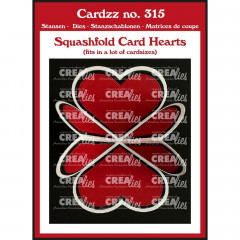CREAlies Cardzz - No. 315 - Squashfold-Karte - Herz
