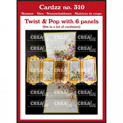 CREAlies Cardzz - No. 310 - Twist & Pop-up with 6 Panels