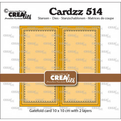 CREAlies Cardzz - No. 514 - Gatefold 10x10 cm