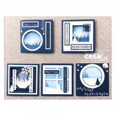 CREAlies Cardzz Frame and Inlay - Anna 4x quadratisch