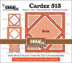 CREAlies Cardzz Frame and Inlay - Beth Diamant