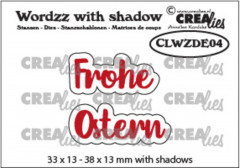 CREAlies Wordzz with Shadow Frohe Ostern (DE)