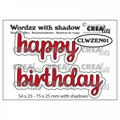 CREAlies Wordzz with Shadow Happy Birthday (ENG)