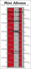 Crealies Mini Album Stanze -  Bindesystem A (7mm) Glatt