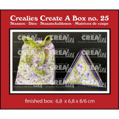 Crealies Create A Box - No. 25 - dreieckige Box