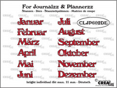 Journalzz and Plannerzz Stanze - Monate DE