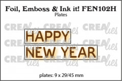 CREAlies Foil, Emboss and Ink it - HAPPY NEW YEAR (EN)