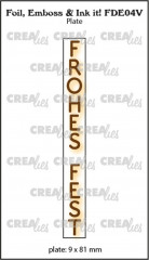 CREAlies Foil, Emboss and Ink it - FROHES FEST (DE)
