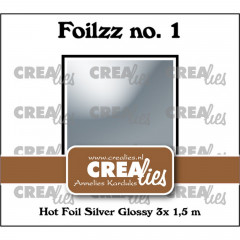 CREAlies Foilzz Hot Foil - silber glänzend