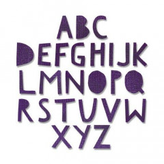 Thinlits Die - Alphanumeric Cutout Upper