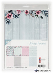 Joy! Craft A4 Paper Pack - Vintage Flowers