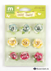 Glitter paper flower Dilly Dally