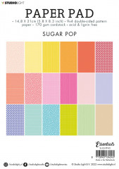 Studio Light A5 Paper Pad - Essentials Patterns Sugar Pop