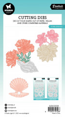 Studio Light Cutting Dies - Essentials Nr. 520 - Flower Seashells