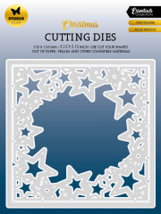 Studio Light Cutting Dies - Christmas Essentials Nr. 565 - Star Square Passe Partout
