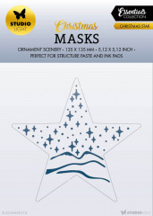 Studio Light Mask Stencil - Christmas Essentials Nr. 216 - Christmas Star