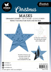 Studio Light Mask Stencil - Christmas Essentials Nr. 216 - Christmas Star