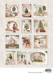 Studio Light A4 Card Making Pad - Essentials Nr. 07 - Cozy Christmas
