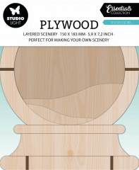 Studio Light - Plywood Snow Globe - Plywood Essentials Nr. 02